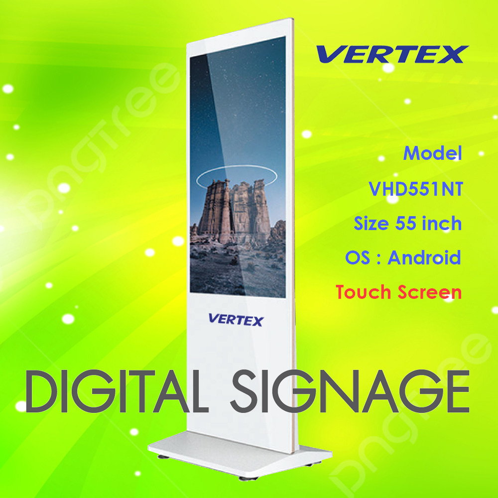 Vertex Digital Signage VHD551NT ป้ายดิจิตอล Touch Screen