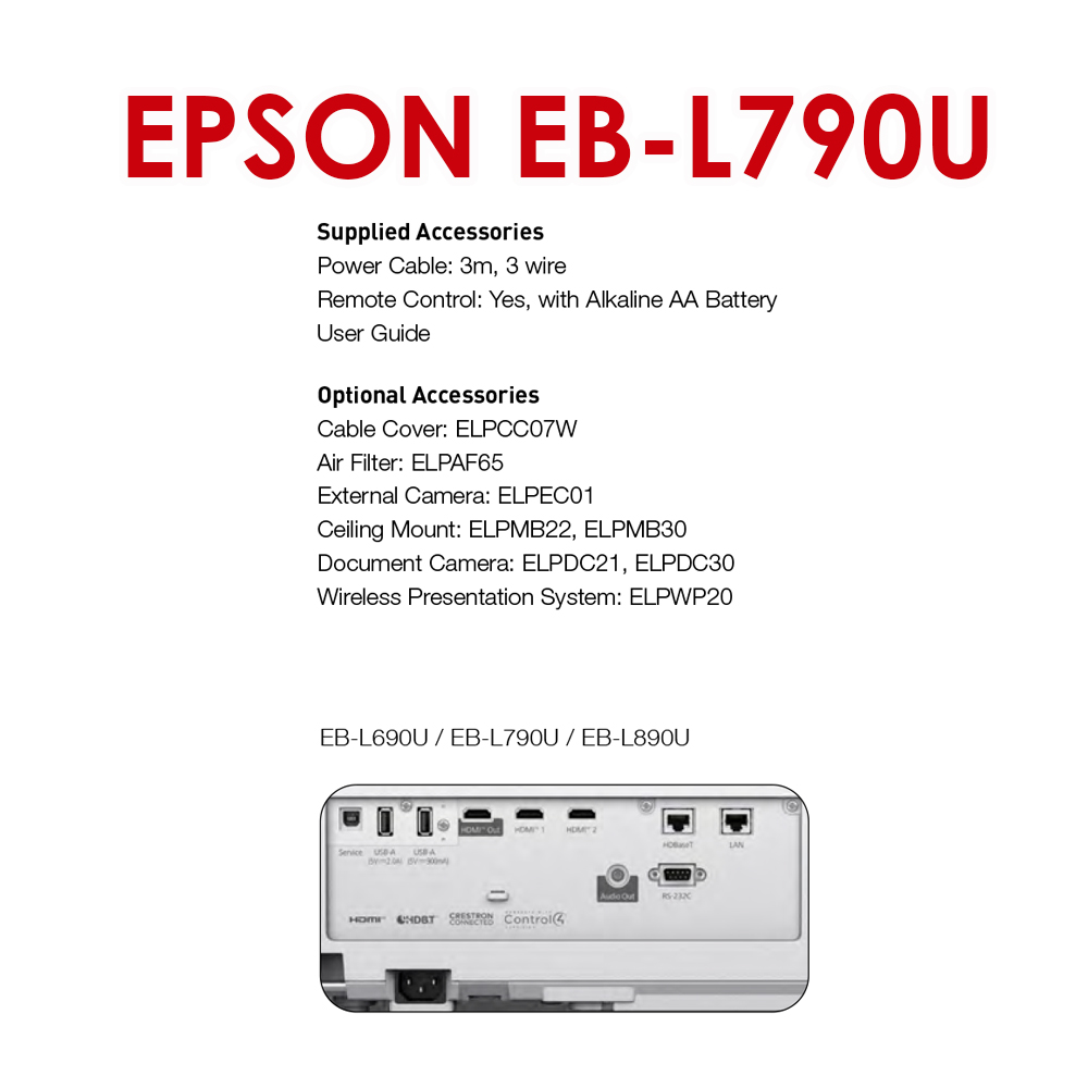 Epson EB-L790U รูปที่ 2