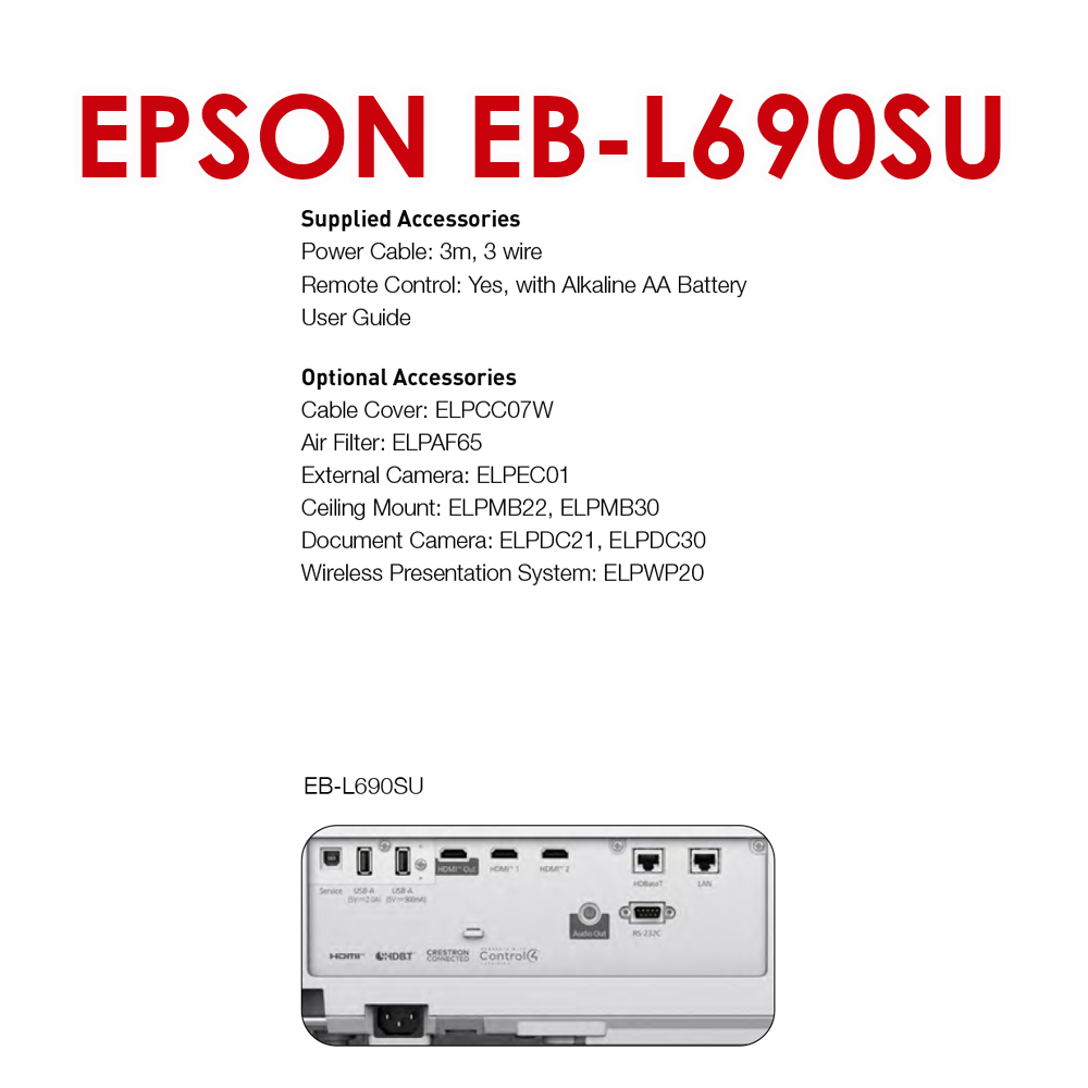 Epson EB-L690SU รูปที่ 2
